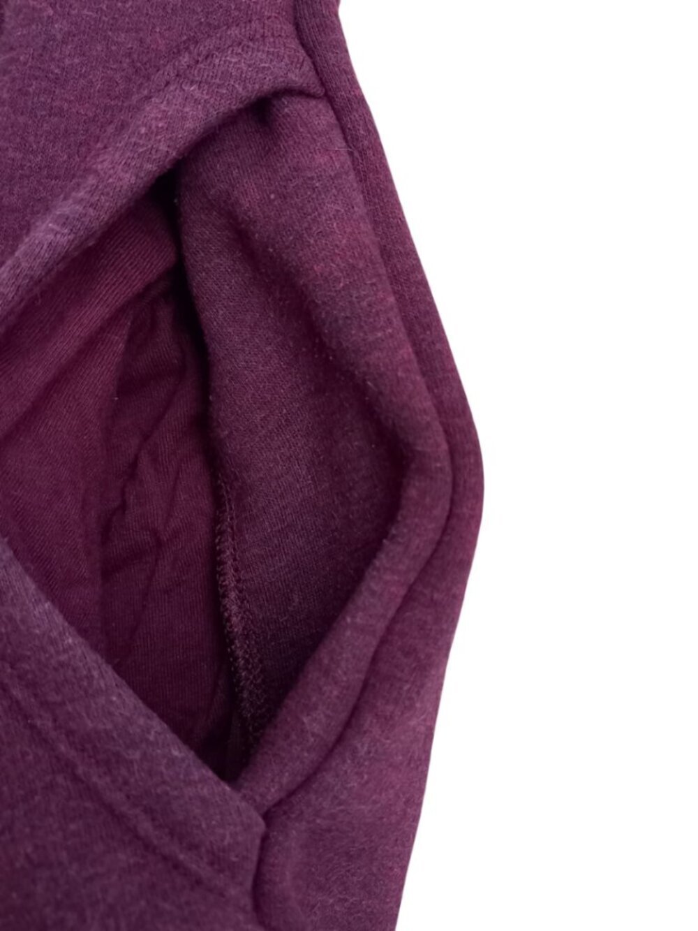 Athleta Cozy Fleece Pullover – Women’s Size XS, Plum High Neck Sweatshirt - Picture 7 of 10